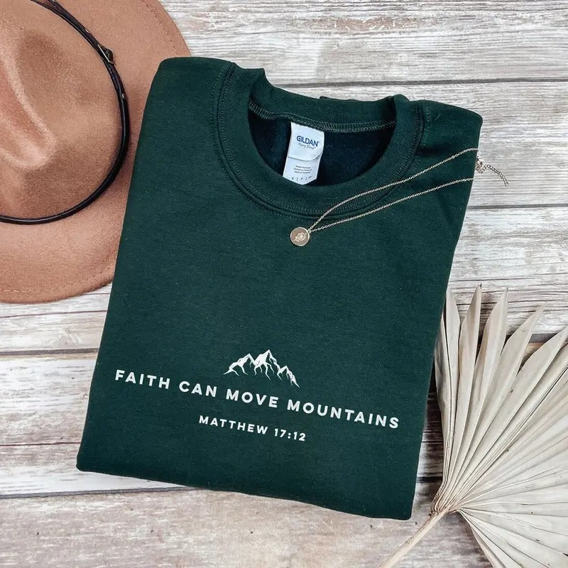 Christian Crewneck Sweatshirt, Bible verse sweatshirt, Christian sweaters Cotton T-Shirts, Hoodie | TeeBloomCo.com