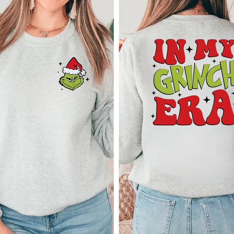 Christmas Era Sweatshirt, Merry Christmas Tee Shirt, Funny Christmas Vibe Sweater, Both Sided Hoodie | TeeBloomCo.com