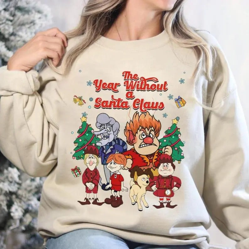 Christmas Gifts Sweatshirt, Hoodie, T-Shirt, The Year without a Santa Claus Movie Shirt, Miser Brothers Heating And...
