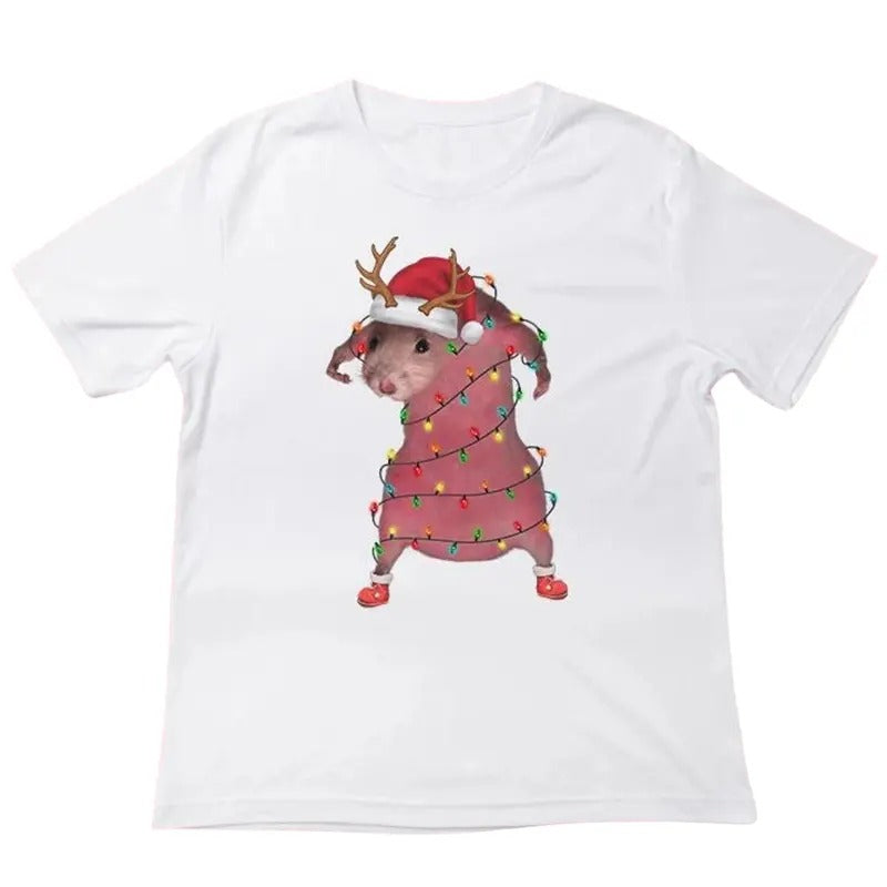 Christmas Mouse Ratz Shirt, Funny Christmas Shirt Hoodie, Sweatshirt | TeeBloomCo.com