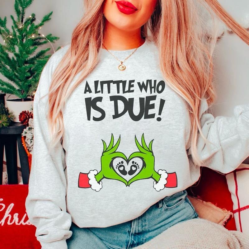 Christmas Pregnancy Reveal Sweatshirt, Hoodie, T