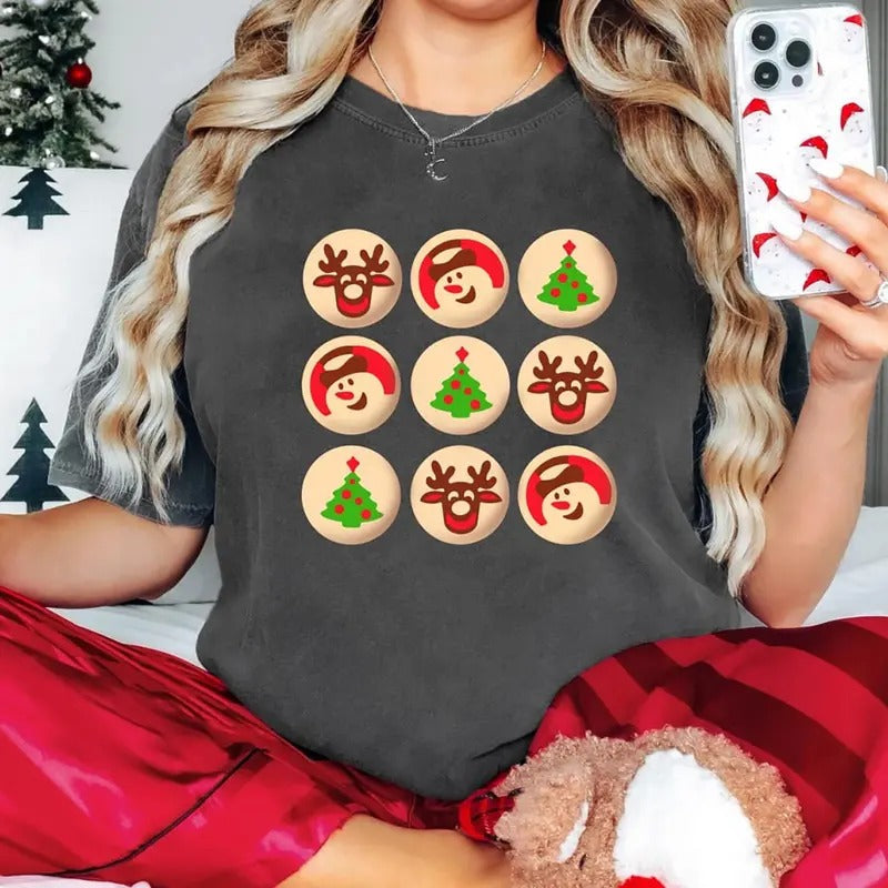 Christmas Sugar Cookies Sweatshirt, Christmas Cookies Tee Shirt, Cute Xmas Gift Hoodie | TeeBloomCo.com