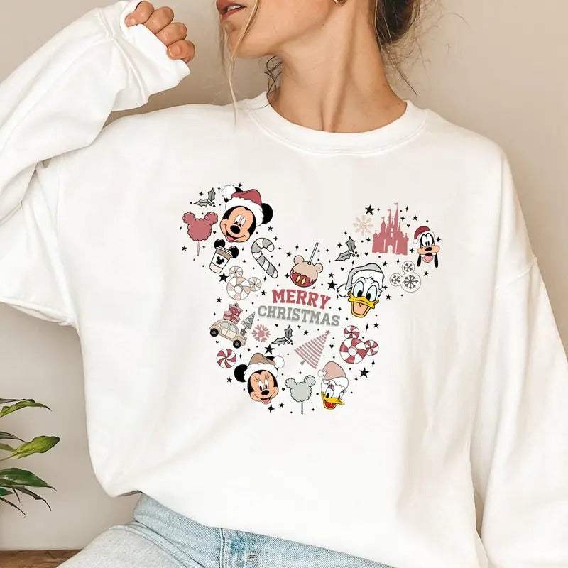 Christmas Sweatshirt Tshirt, Sweatshirt for Christmas, Cute Tee, Christmas Tshirt Hoodie | TeeBloomCo.com