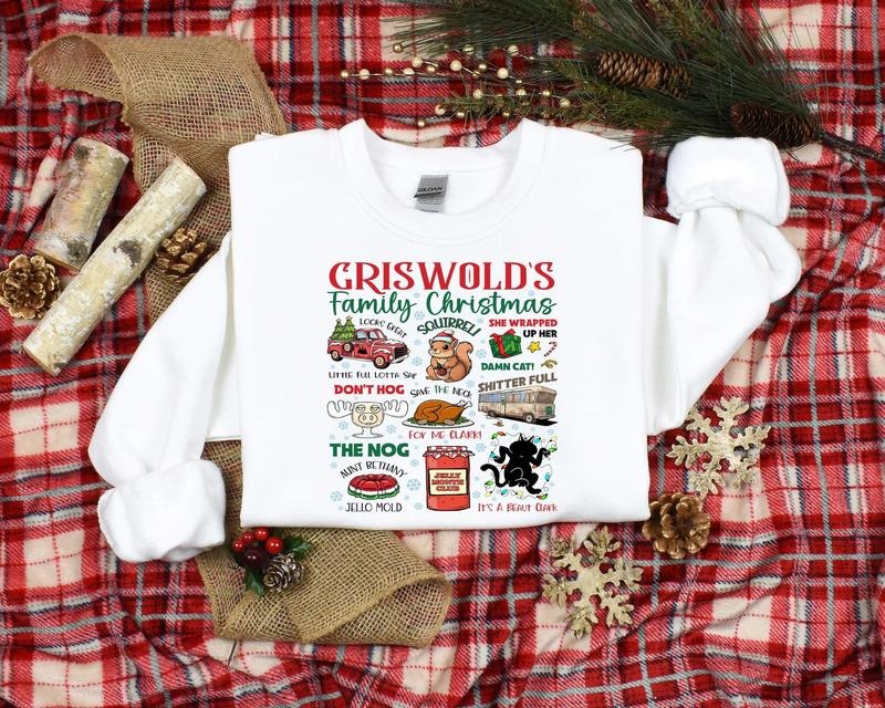 Christmas Sweatshirt, National Lampoons Hoodie, Christmas Griswolds Vacation Sweatshirt, Griswold Family Hoodie,...