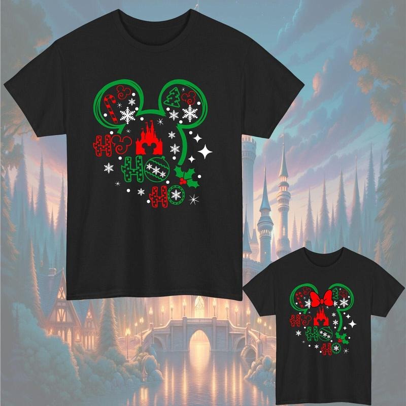 Christmas T Shirt Minnie Merry Xmas Festive Funny UnisexTee Made in USA Hoodie, Sweatshirt | TeeBloomCo.com
