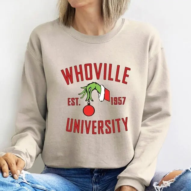 Christmas University Est 1957 Sweatshirt, Christmas Gift, Christmas Family Gift, Christmas Shirt Hoodie | TeeBloomCo.com