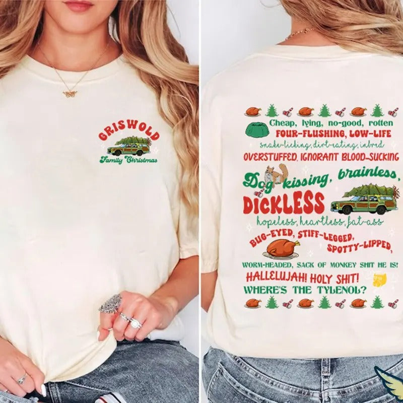 Christmas Vacation Rant Shirt, Christmas Vacation Quotes, Clark Griswold Sweatshirt, National Lampoons Vacation...