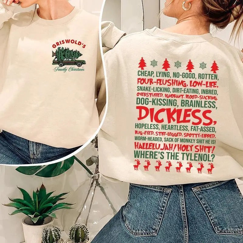 Christmas Vacation Rant Sweatshirt, Hallelujah Holy Shirt, Ugly Christmas Sweater, Where's the Tylenol, Christmas...