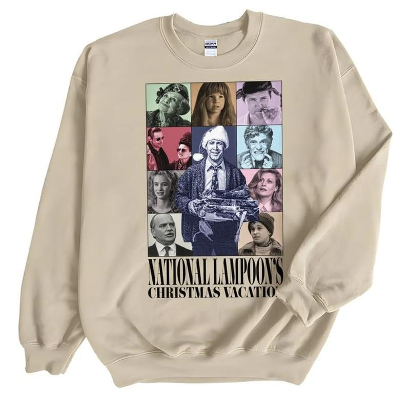 Christmas Vacation Sweatshirt, My Christmas Era Classic Movie Tee Womenswear Tops Hoodie | TeeBloomCo.com