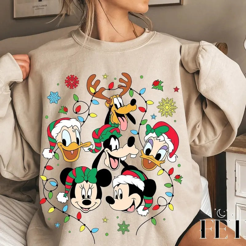 Christmas Walt World Sweatshirt Tshirt, Family Vacation, Christmas Friends Shirt, Holiday Season Shirt Hoodie