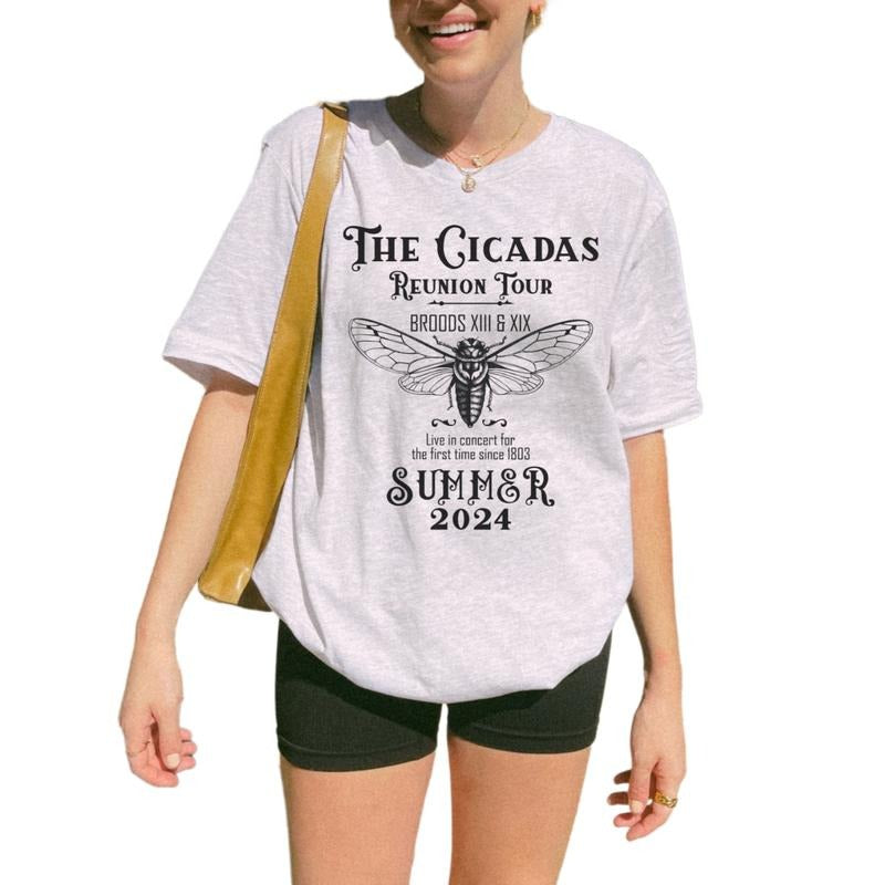 Cicada Shirt 2024, Cicada Emergence Tee, Funny Cicada Concert T Shirt, Bug Humor Goblincore Insect Tee Nature Lover,...