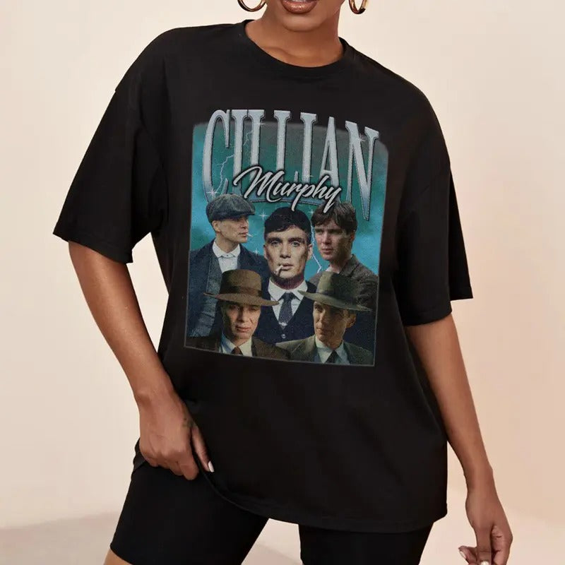 Cillian Murphyy Retro T-Shirt Sweatshirt Hoodie Unisex | TeeBloomCo.com