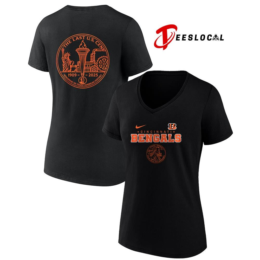 Cincinnati Bengals the last US cent honoring 116 years of America history shirt