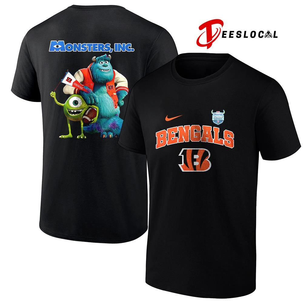Cincinnati Bengals x Monster Inc Funday cartoon shirt