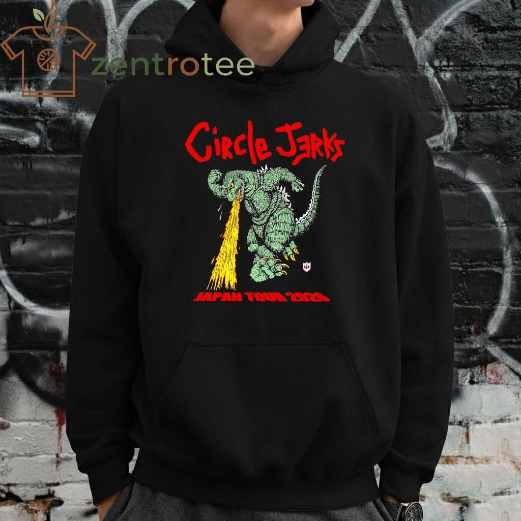 Circle Jerks Japan Tour 2026 Godzilla tee