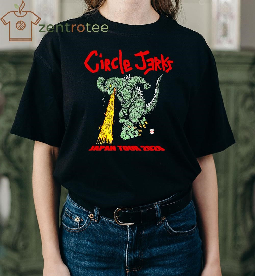 Circle Jerks Japan Tour 2026 Godzilla tee