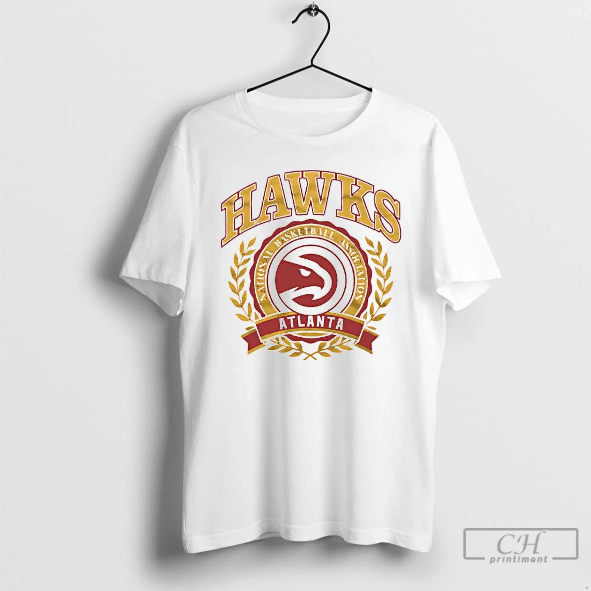 Classic 2025 Nba Atlanta Hawks Crest T-Shirts, Hoodie, Sweatshirt | TeeBloomCo.com
