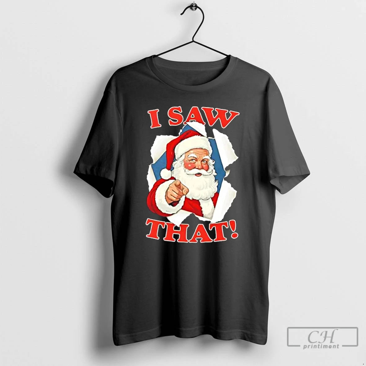 Classic 2025 Santa Claus I Saw That Christmas T-Shirts, Hoodie, Sweatshirt | TeeBloomCo.com