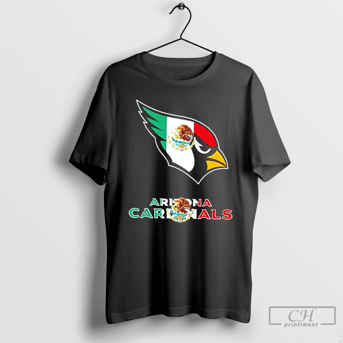 Classic Arizona Cardinals Football X Mexican Flag Logo T-Shirts, Hoodie, Sweatshirt | TeeBloomCo.com