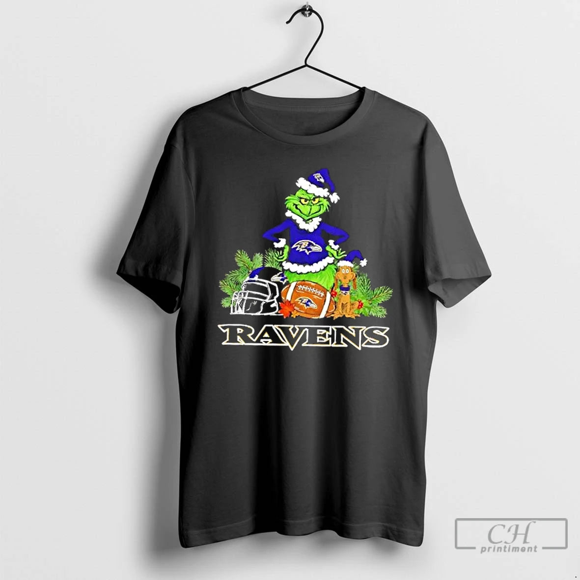Classic Baltimore Ravens Football X Grinch Merry Christmas Graphic T-Shirts, Hoodie, Sweatshirt | TeeBloomCo.com