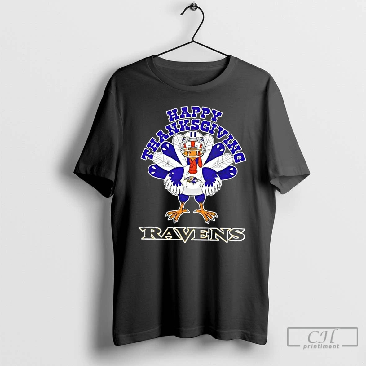 Classic Baltimore Ravens X Turkey Happy Thanksgiving Graphic T-Shirts, Hoodie, Sweatshirt | TeeBloomCo.com