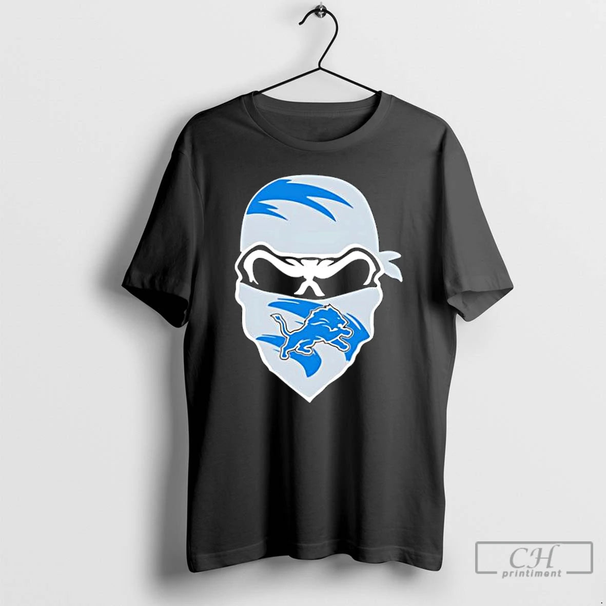 Classic Bandana Man Detroit Lions Stylish T-Shirts, Hoodie, Sweatshirt | TeeBloomCo.com