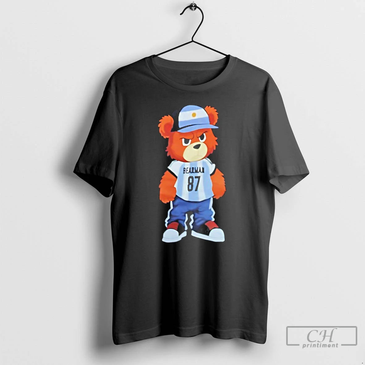 Classic Bear Oliver Bearman 87 Argentina Football T-Shirts, Hoodie, Sweatshirt | TeeBloomCo.com