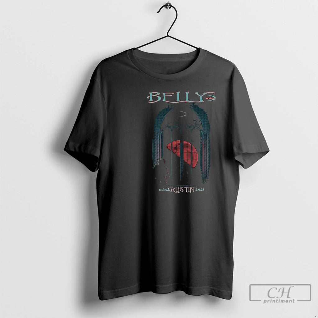 Classic Belly December 10 2025 Austin Tx Circle Black T-Shirts, Hoodie, Sweatshirt | TeeBloomCo.com