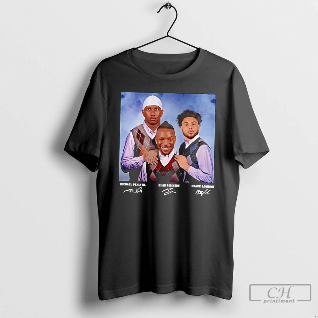 Classic Bijan Robinson Michael Penix Jr Drake London Football Atlanta Step Brothers T Shirts Sweater Hoodie, Sweatshirt