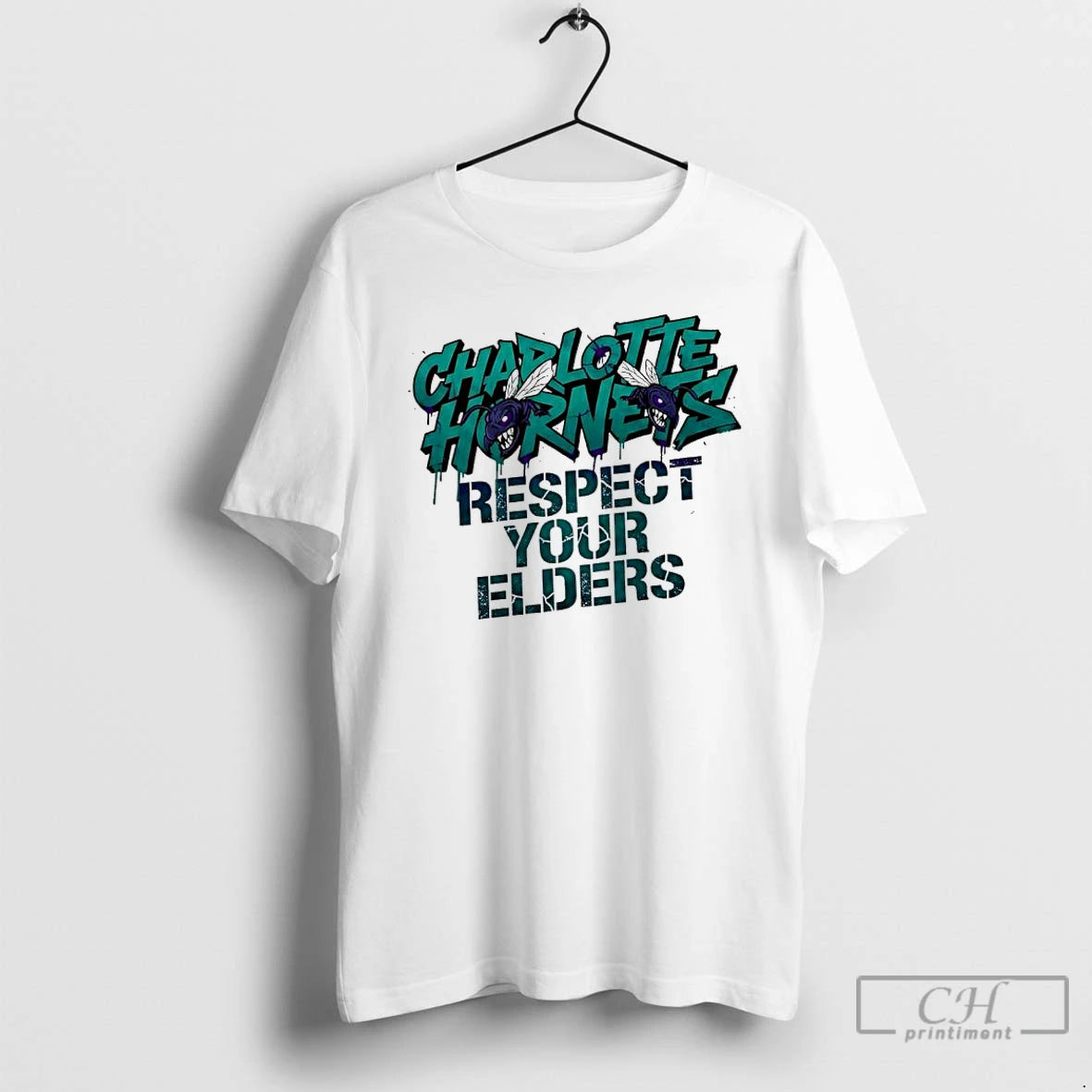 Classic Charlotte Hornets Respect Your Elders T-Shirts, Hoodie, Sweatshirt | TeeBloomCo.com