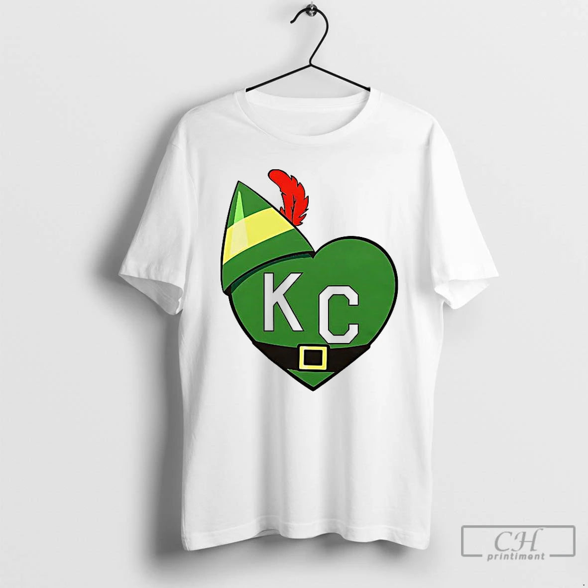Classic Cheerful Buddy The Elf Kc Heart Christmas T-Shirts, Hoodie, Sweatshirt | TeeBloomCo.com