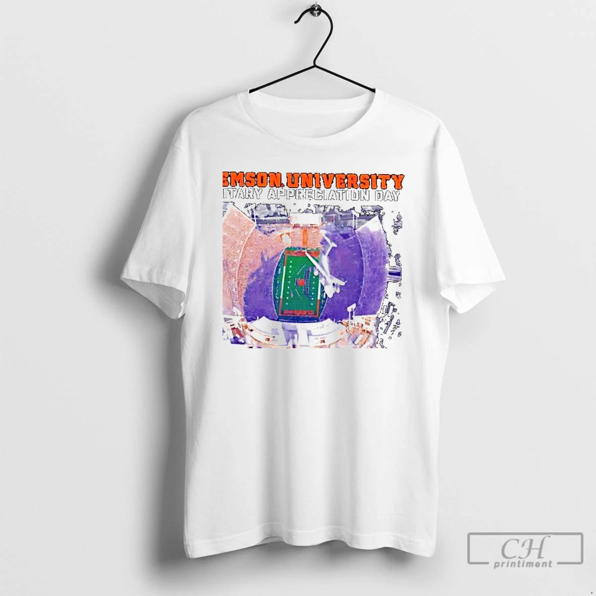 Classic Clemson University Military Appreciation Day Flyover Stadium T-Shirts, Hoodie, Sweatshirt | TeeBloomCo.com