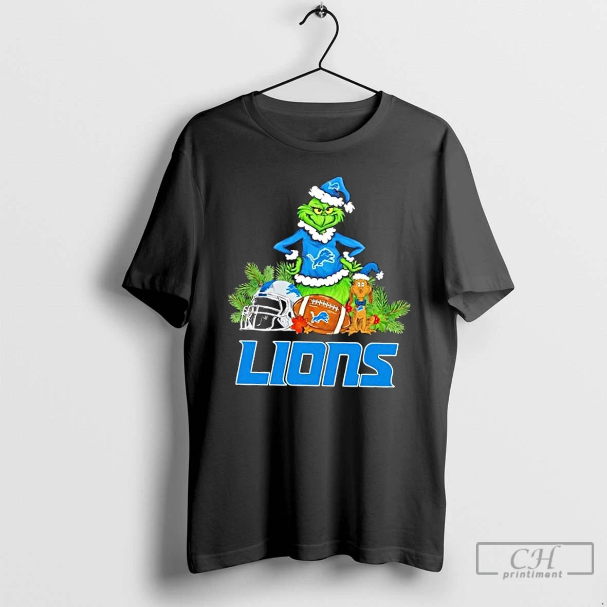 Classic Detroit Lions Football X Grinch And Max Dog Merry Christmas T-Shirts, Hoodie, Sweatshirt | TeeBloomCo.com