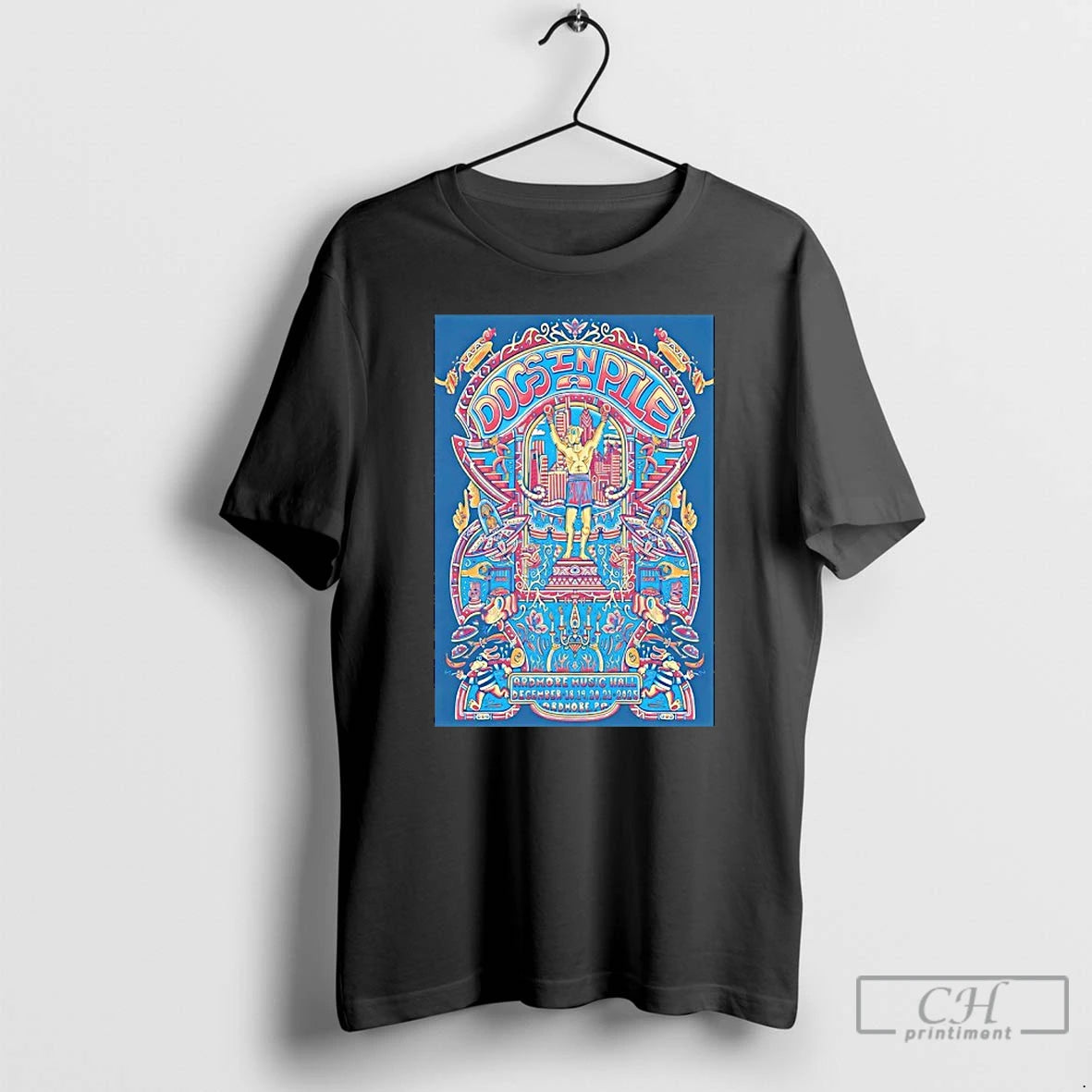 Classic Dogs In A Pile Dec 18 21 2025 The Ardmore Music Hall In Ardmore T-Shirts, Hoodie, Sweatshirt | TeeBloomCo.com