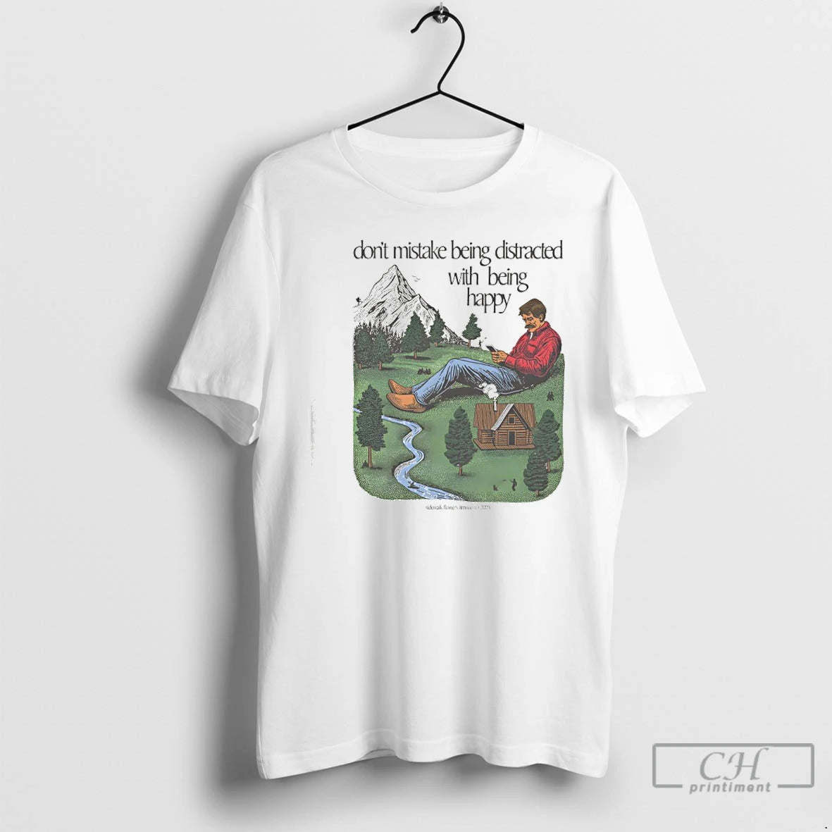 Classic Dont Mistake Being Distracted With Being Happy T-Shirts, Hoodie, Sweatshirt | TeeBloomCo.com
