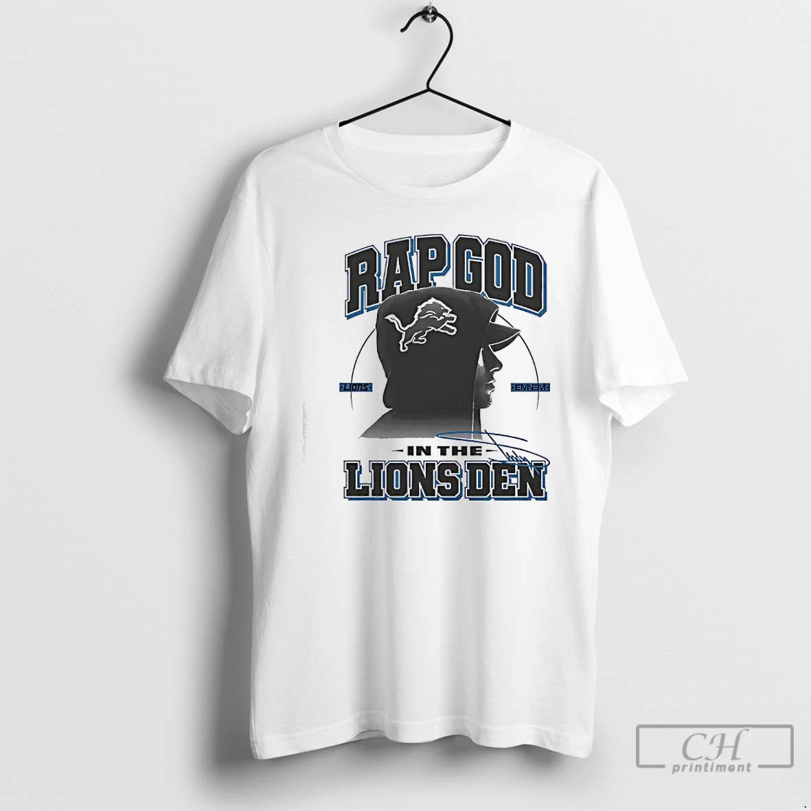 Classic Eminem Marshall Mathers Rap God In The Lions Den T-Shirts, Hoodie, Sweatshirt | TeeBloomCo.com