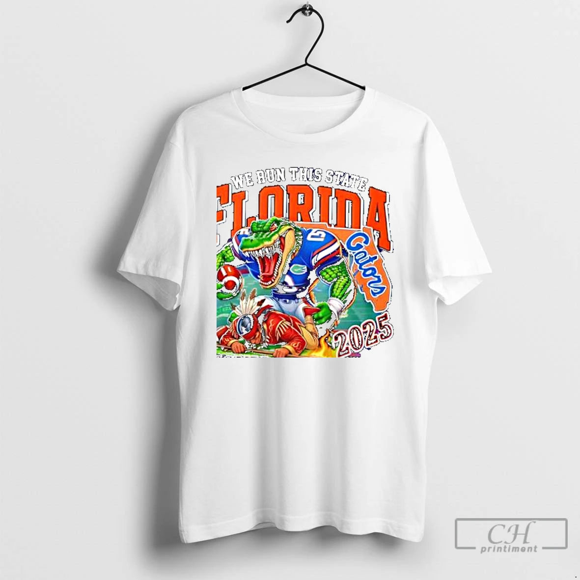 Classic Florida Gators Sunshine Showdown 2025 We Run This State T-Shirts, Hoodie, Sweatshirt | TeeBloomCo.com