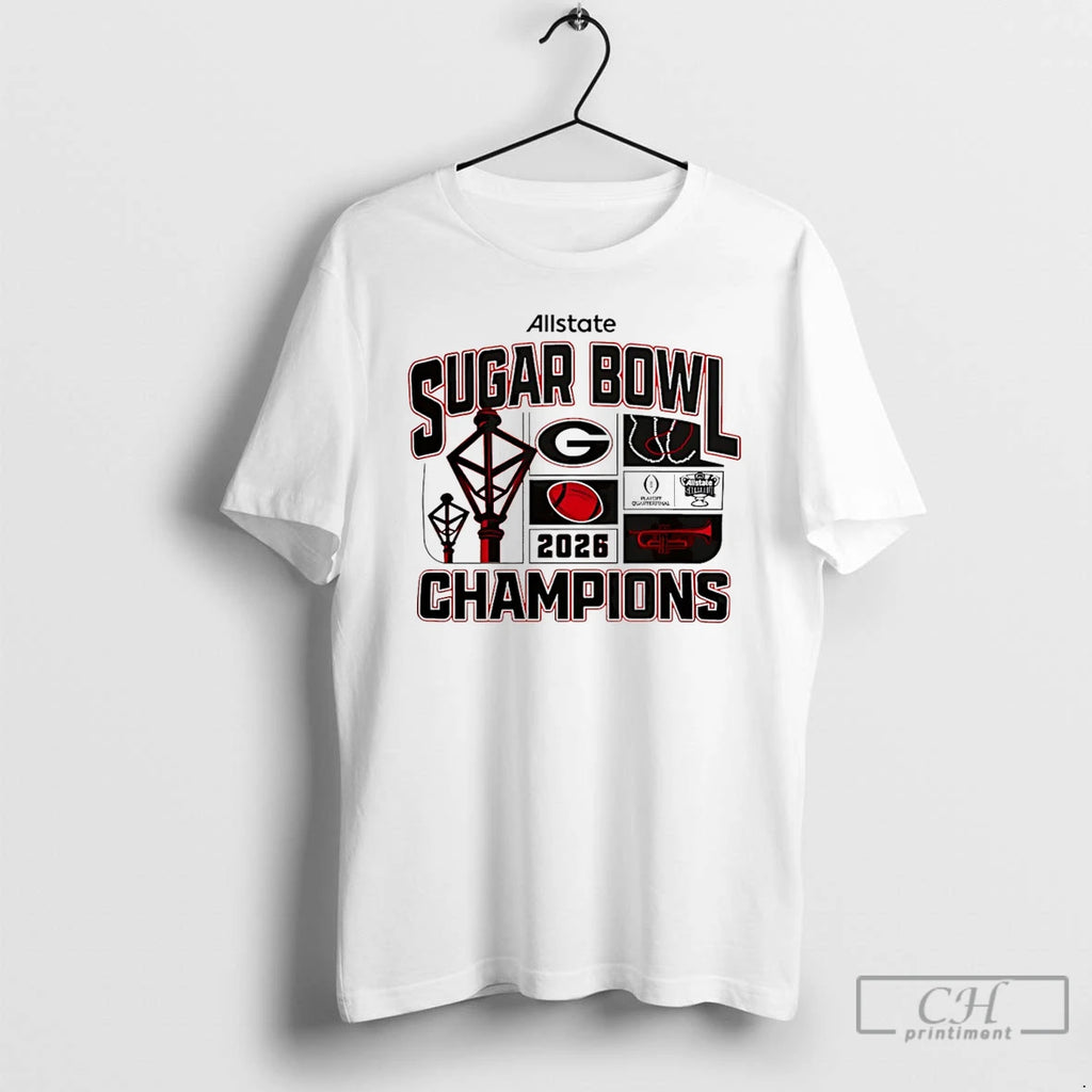 Classic Georgia Bulldogs 2026 Sugar Bowl Champions T-Shirts, Hoodie, Sweatshirt | TeeBloomCo.com