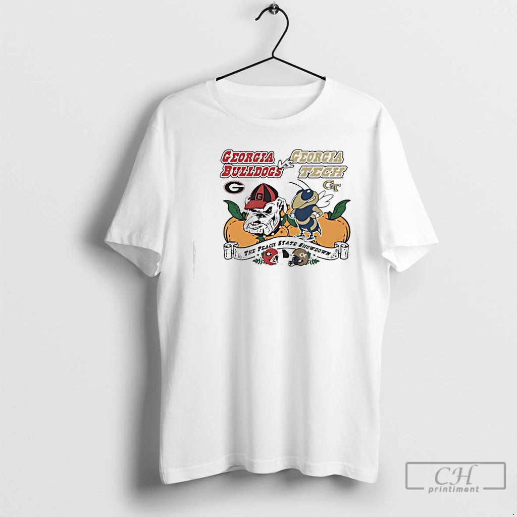 Classic Georgia Tech Yellow Jackets Showdown Versus Georgia Bulldogs Mascots T-Shirts, Hoodie, Sweatshirt | TeeBloomCo.com