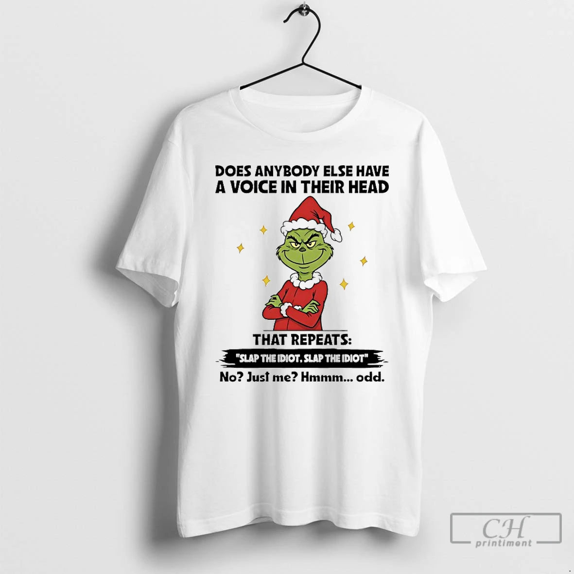 Classic Grinch Does Anybody Else Have A Voice In Their Head That Repeats Christmas 2025 T-Shirts, Hoodie, Sweatshirt