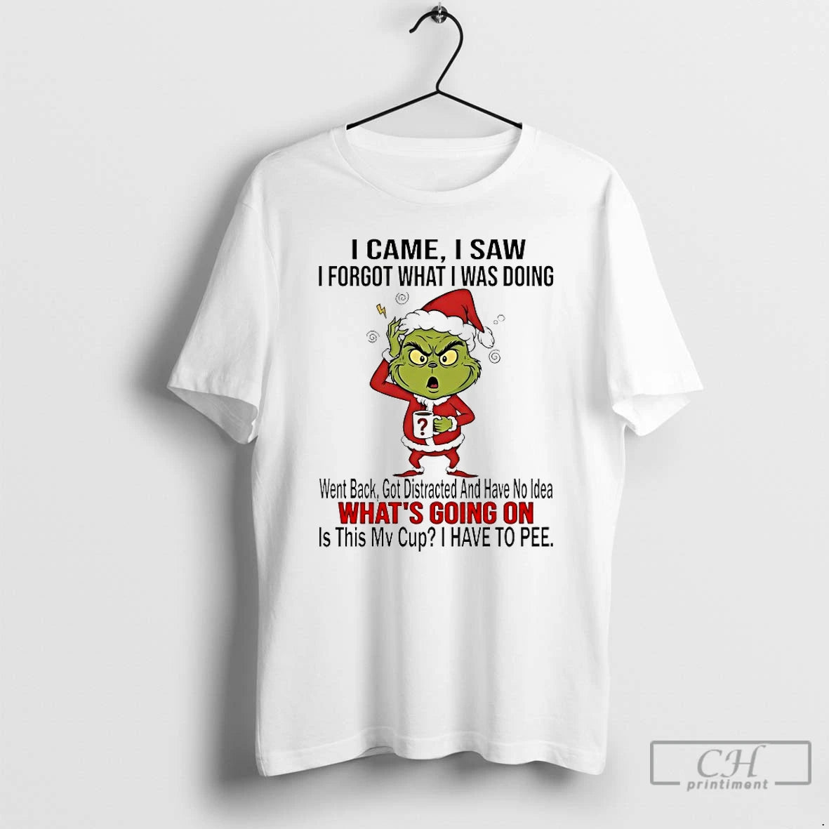 Classic Grinch I Came I Saw I Forgot What I Was Doing Christmas 2025 T-Shirts, Hoodie, Sweatshirt | TeeBloomCo.com