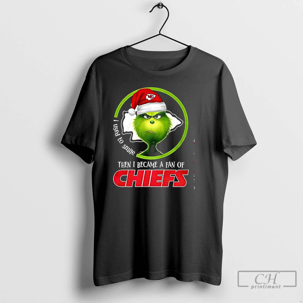 Classic Grinch I Used To Smile Then I Became A Fan Of Chiefs T Shirts Hoodie, Sweatshirt | TeeBloomCo.com