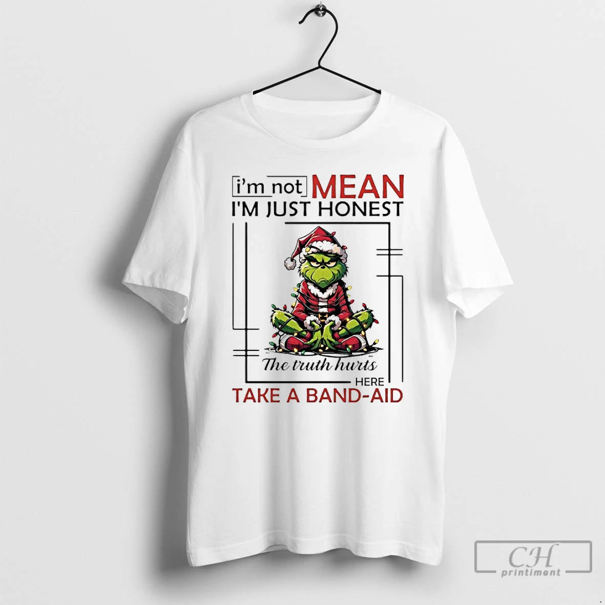 Classic Grinch Santa Im Not Mean Im Just Honest The Truth Hurts Here Take T-Shirts, Hoodie, Sweatshirt | TeeBloomCo.com