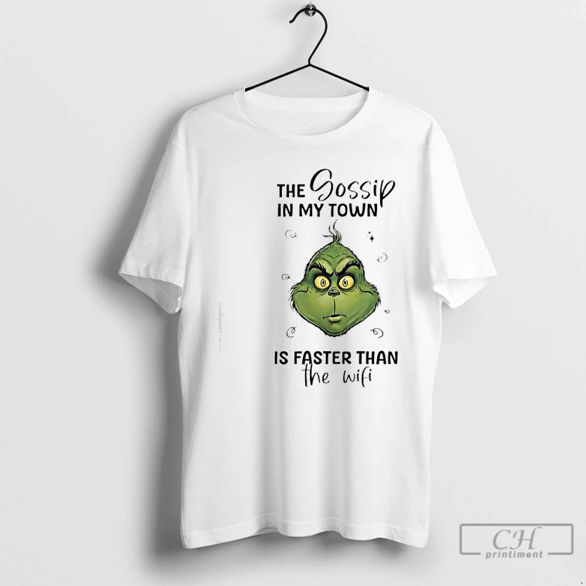 Classic Grinch The Gossip In My Town Is Faster Than The Wifi T Shirts Sweater Hoodie, Sweatshirt | TeeBloomCo.com