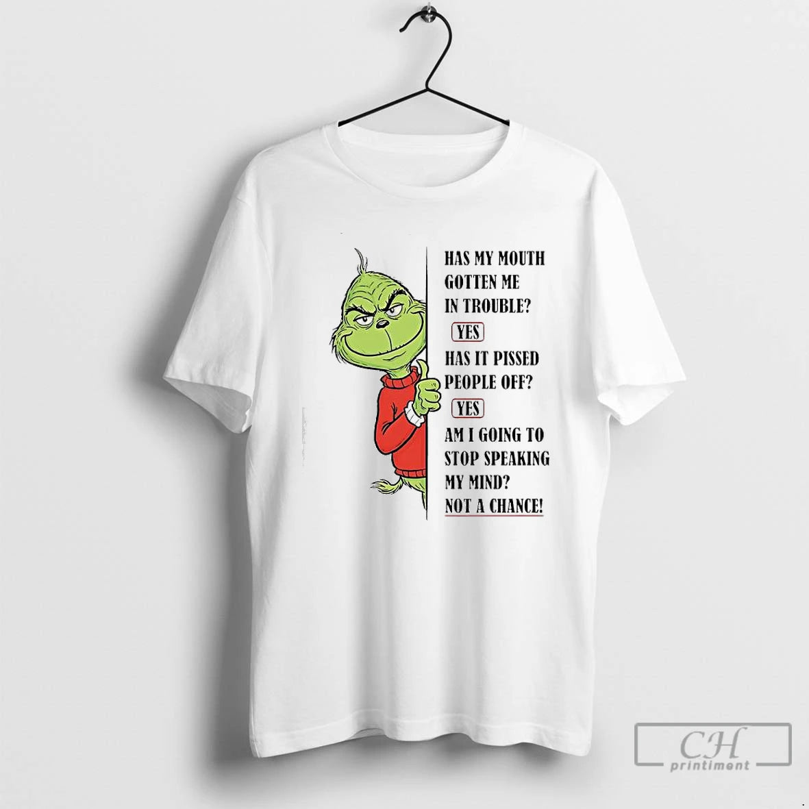 Classic Grinch Yes Has It Pissed People Off Yes Am I Going To Stop Speaking T-Shirts, Hoodie, Sweatshirt | TeeBloomCo.com