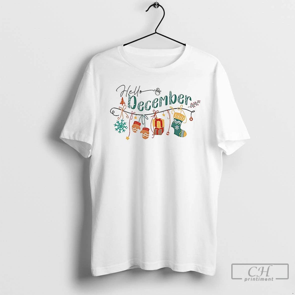 Classic Hello December Christmas T-Shirts, Hoodie, Sweatshirt | TeeBloomCo.com