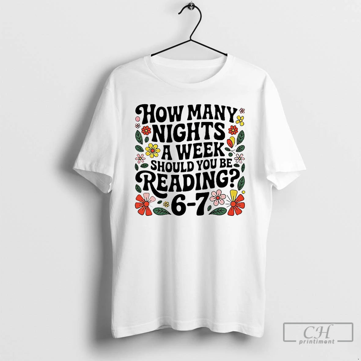 Classic How Many Nights A Week Should You Be Reading 6 7 T Shirts Sweater Hoodie, Sweatshirt | TeeBloomCo.com