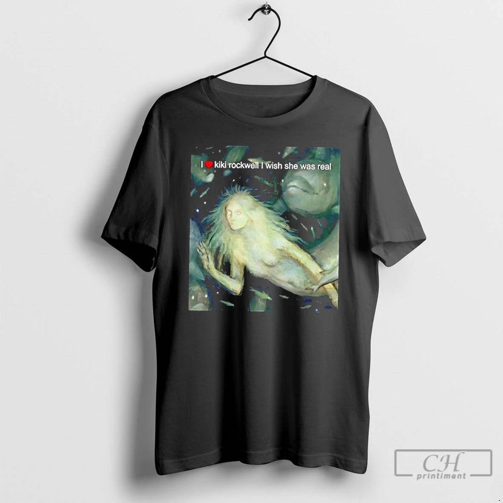Classic I Love Kiki Rockwell I Wish She Was Real Vintage T-Shirts, Hoodie, Sweatshirt | TeeBloomCo.com