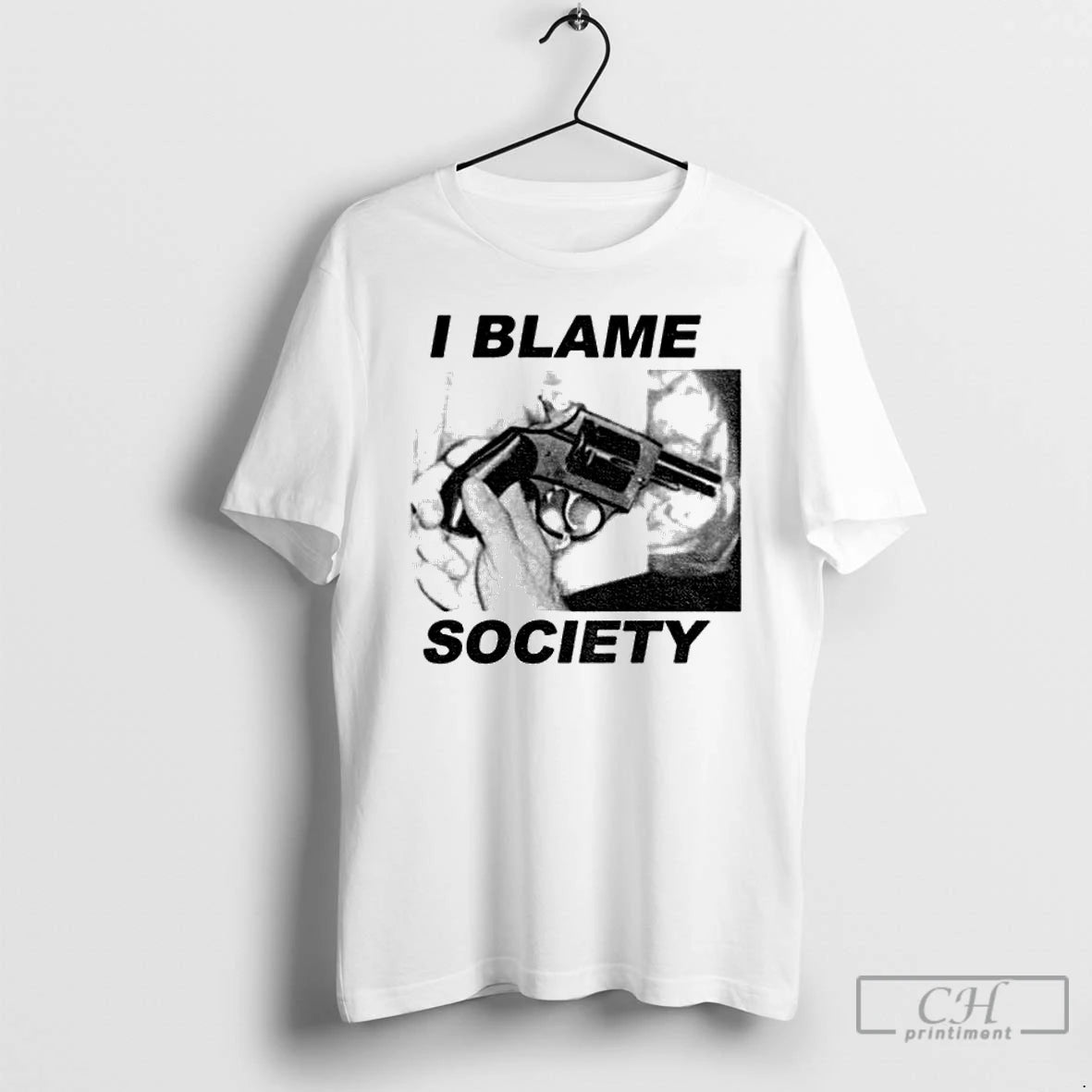 Classic I Blame Society Vintage T-Shirts, Hoodie, Sweatshirt | TeeBloomCo.com