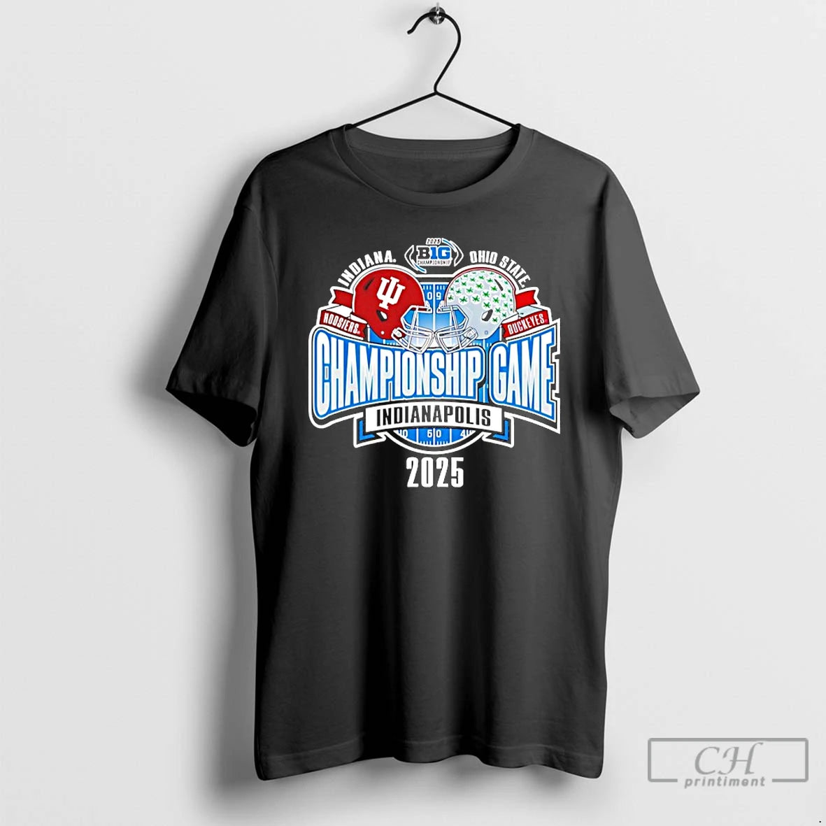 Classic Indiana Vs Ohio State Big 10 Championship Game Matchup Helmets T-Shirts, Hoodie, Sweatshirt | TeeBloomCo.com